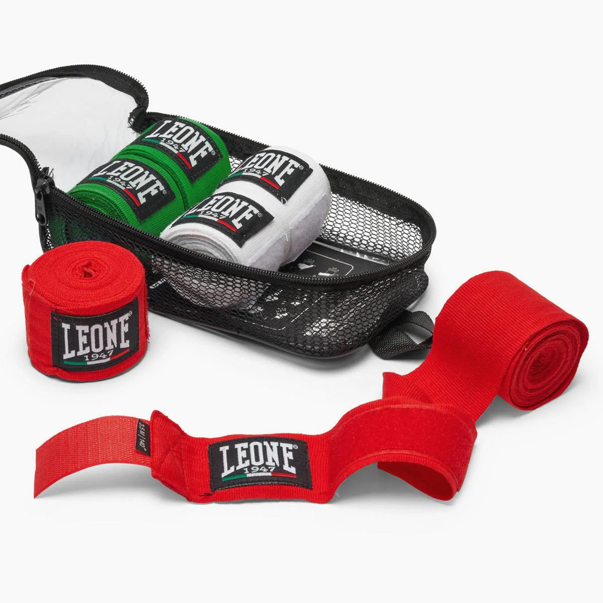 Bandaże bokserskie Leone 3 Pack Włochy AB705P  - Image 3