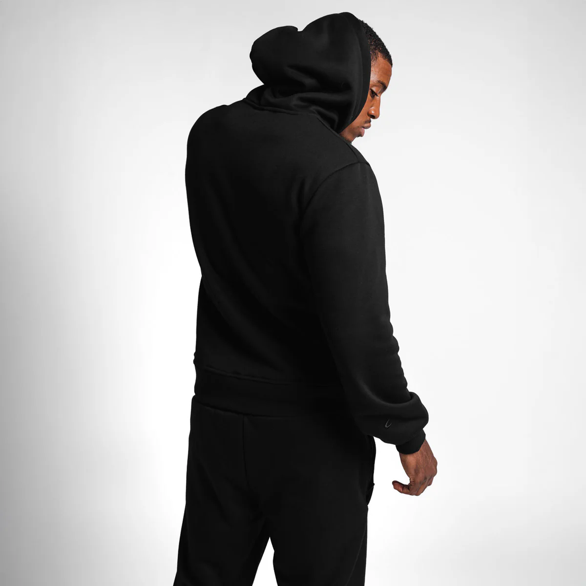 Bluza Boxraw A.B.C. z kapturem Czarna  - Image 6