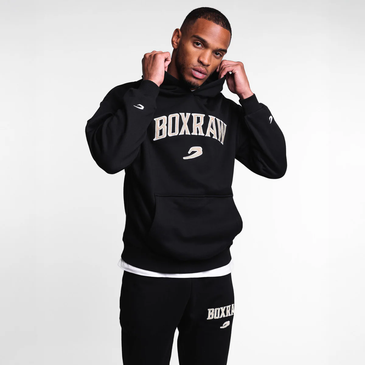 Bluza Boxraw East Street z kapturem Czarna  - Image 3