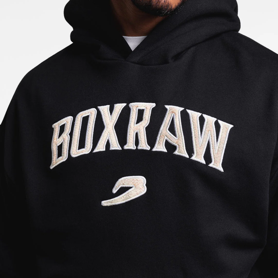 Bluza Boxraw East Street z kapturem Czarna  - Image 9