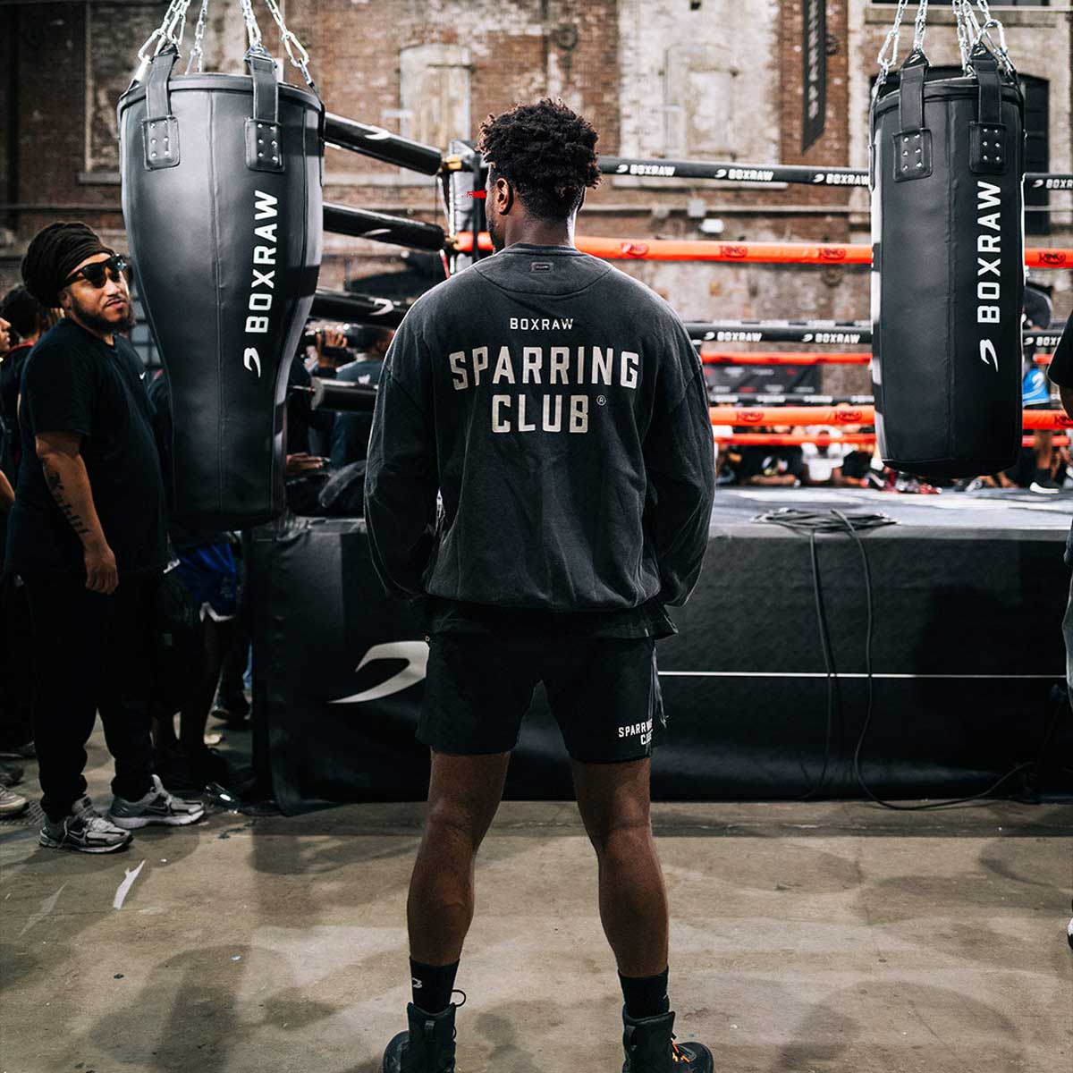 Bluza Boxraw Sparring Club Oversize Czarna  - Image 11
