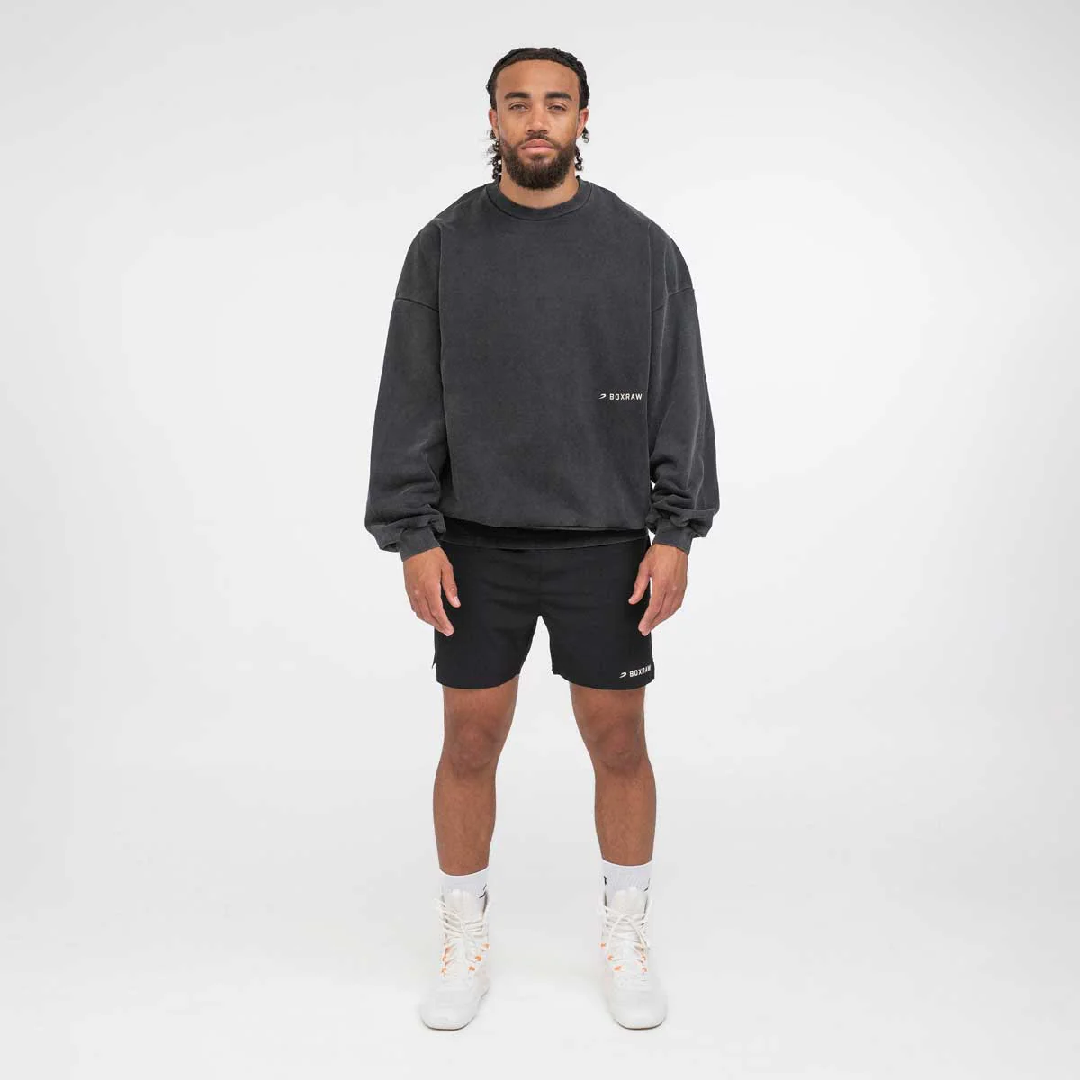 Bluza Boxraw Sparring Club Oversize Czarna  - Image 2