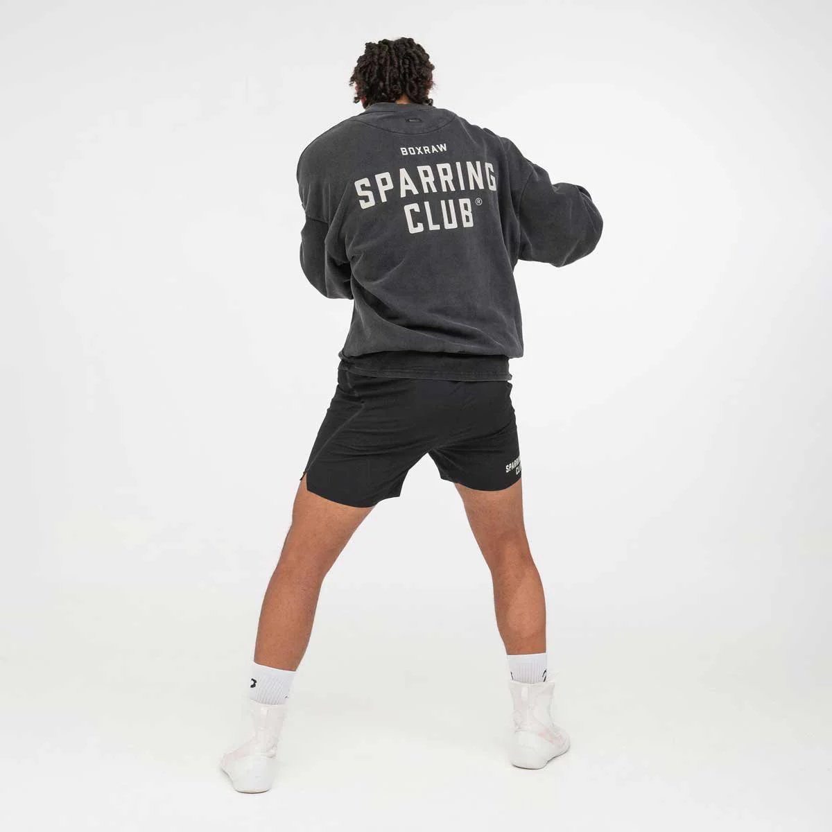 Bluza Boxraw Sparring Club Oversize Czarna  - Image 4