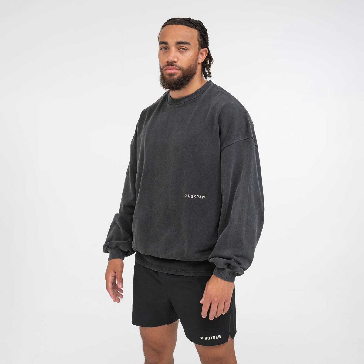 Bluza Boxraw Sparring Club Oversize Czarna  - Image 5
