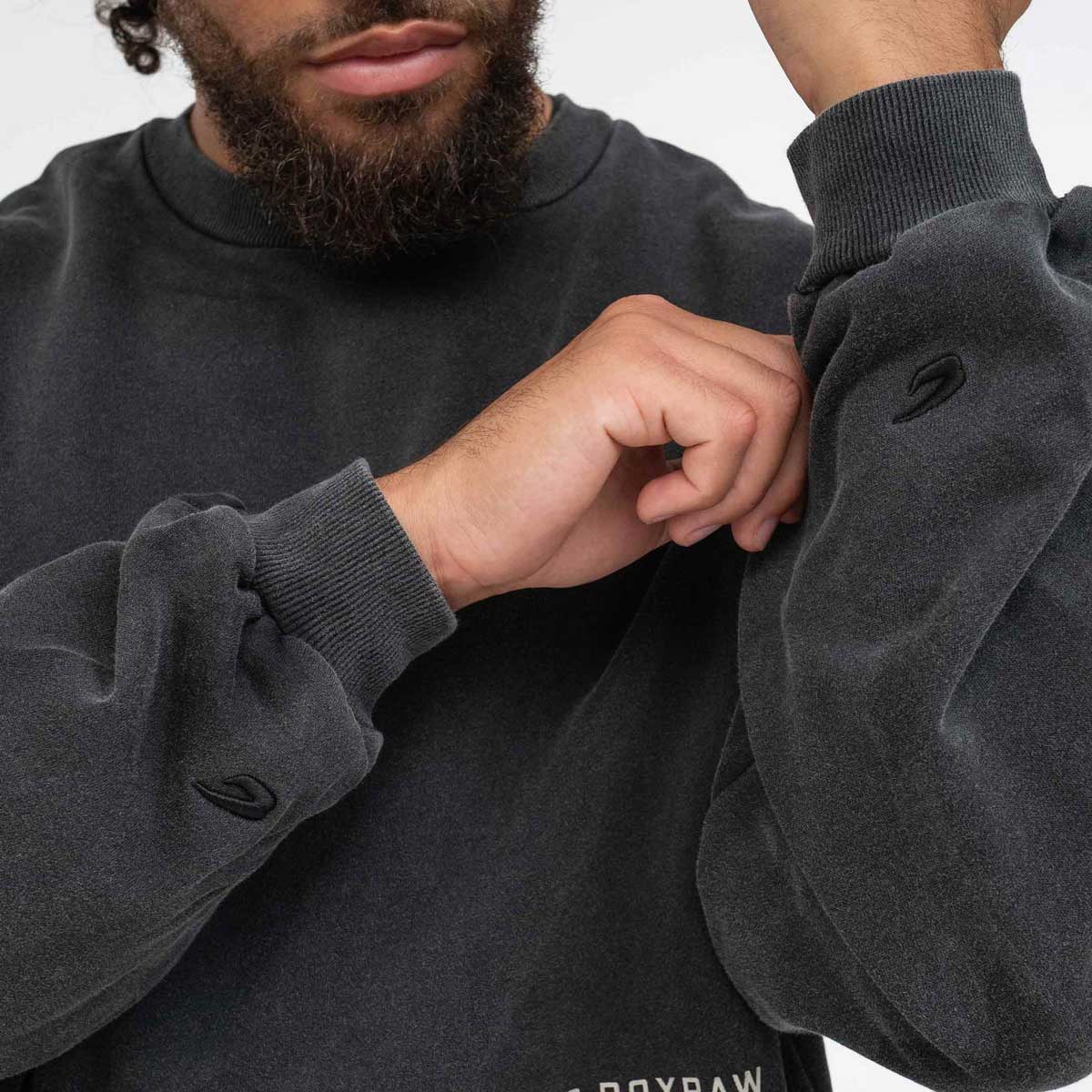 Bluza Boxraw Sparring Club Oversize Czarna  - Image 9