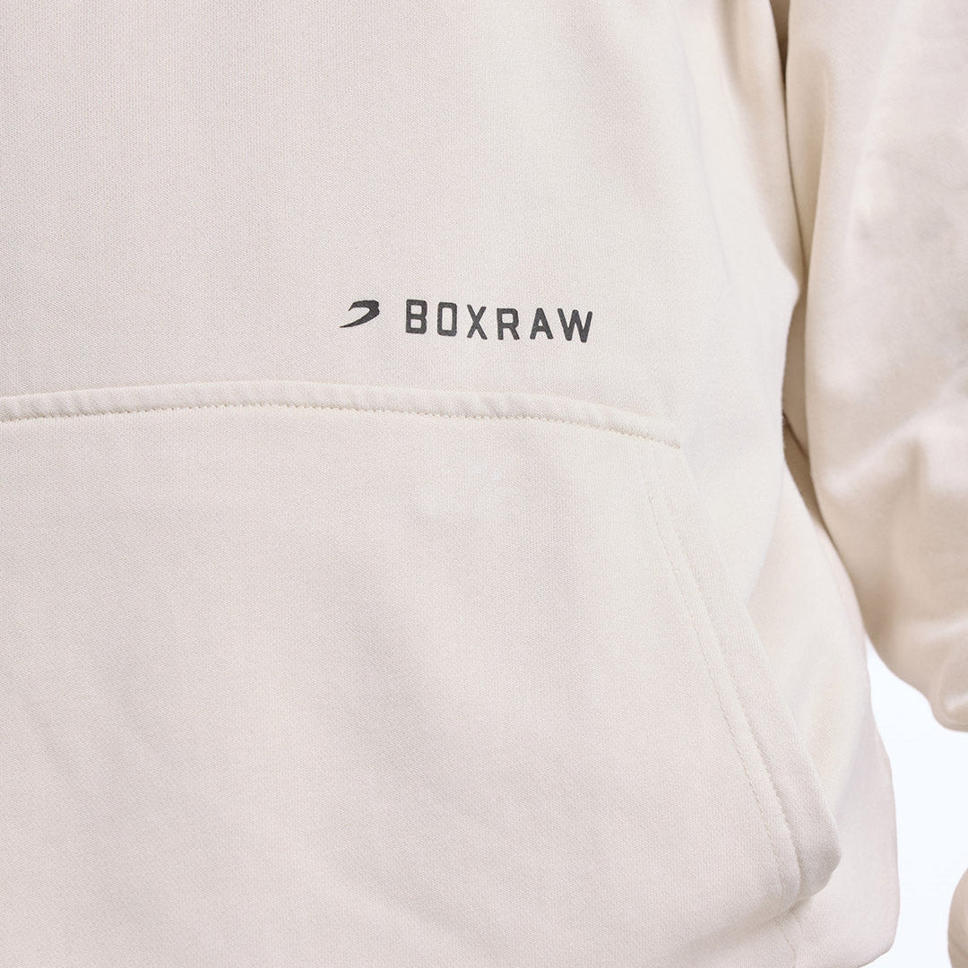 Bluza Boxraw Sparring Club Oversize z kapturem Beżowa  - Image 8