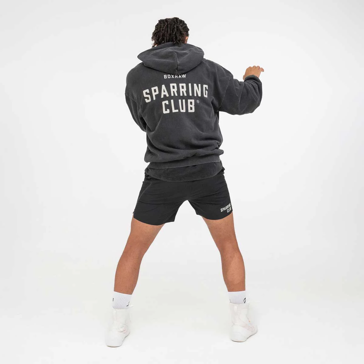 Bluza Boxraw Sparring Club Oversize z kapturem i zamkiem  - Image 4