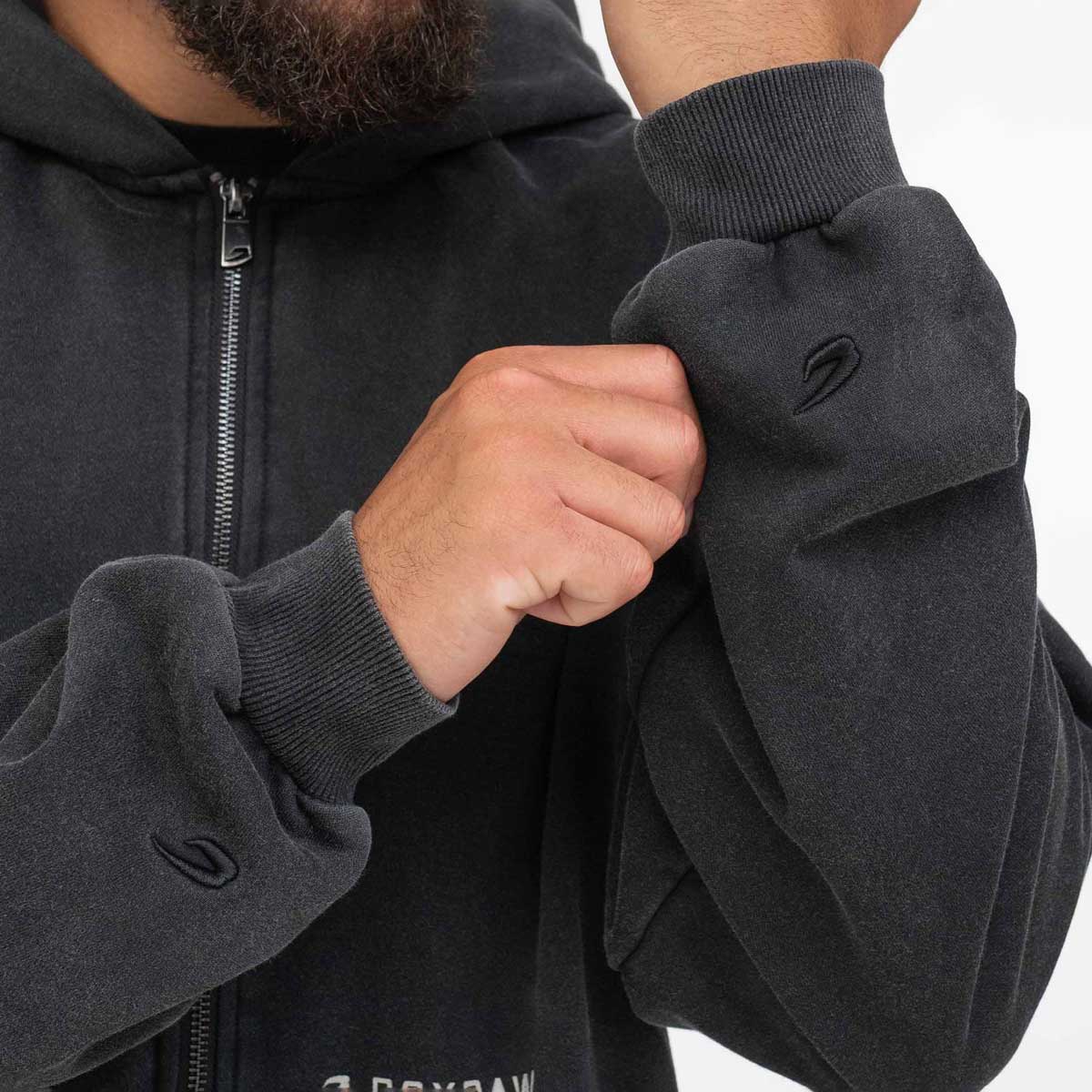 Bluza Boxraw Sparring Club Oversize z kapturem i zamkiem  - Image 9