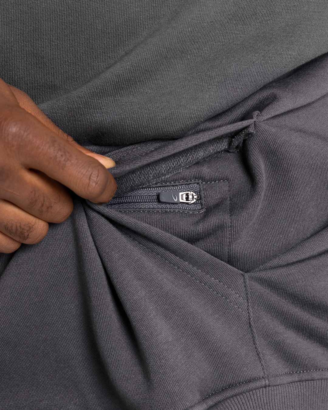 Bluza Boxraw We Don't Play Boxing oversize z kapturem Szaro-różowa  - Image 9