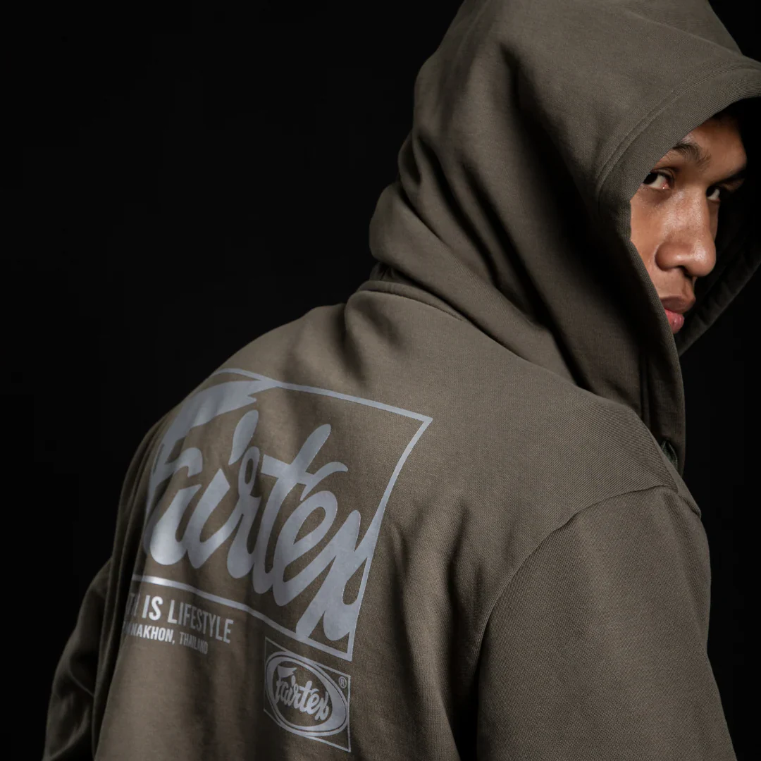 Bluza Fairtex FHS22 z kapturem Zielona  - Image 3