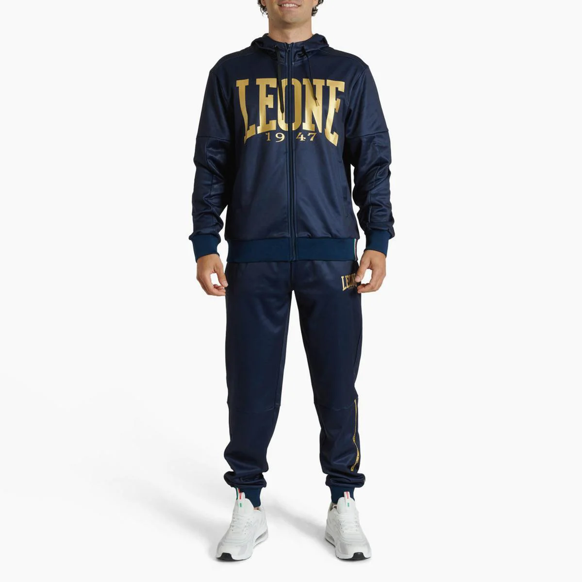 Bluza Leone DNA z kapturem ABX721 Niebieski  - Image 5