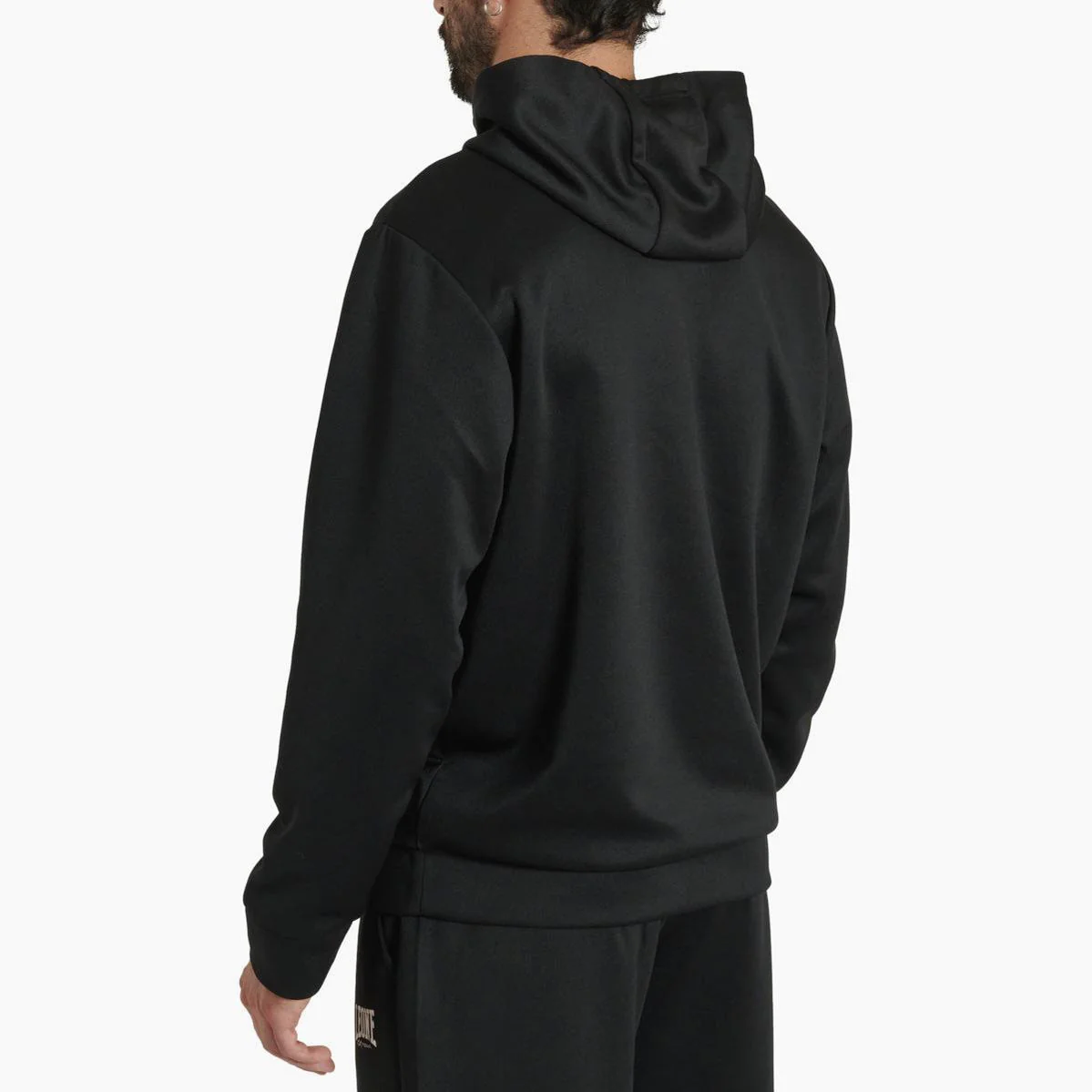 Bluza Leone Logo z kapturem ABX119 Czarna  - Image 2