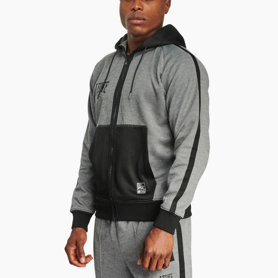 Bluza Leone Melange ABX611 z kapturem  - Image 4