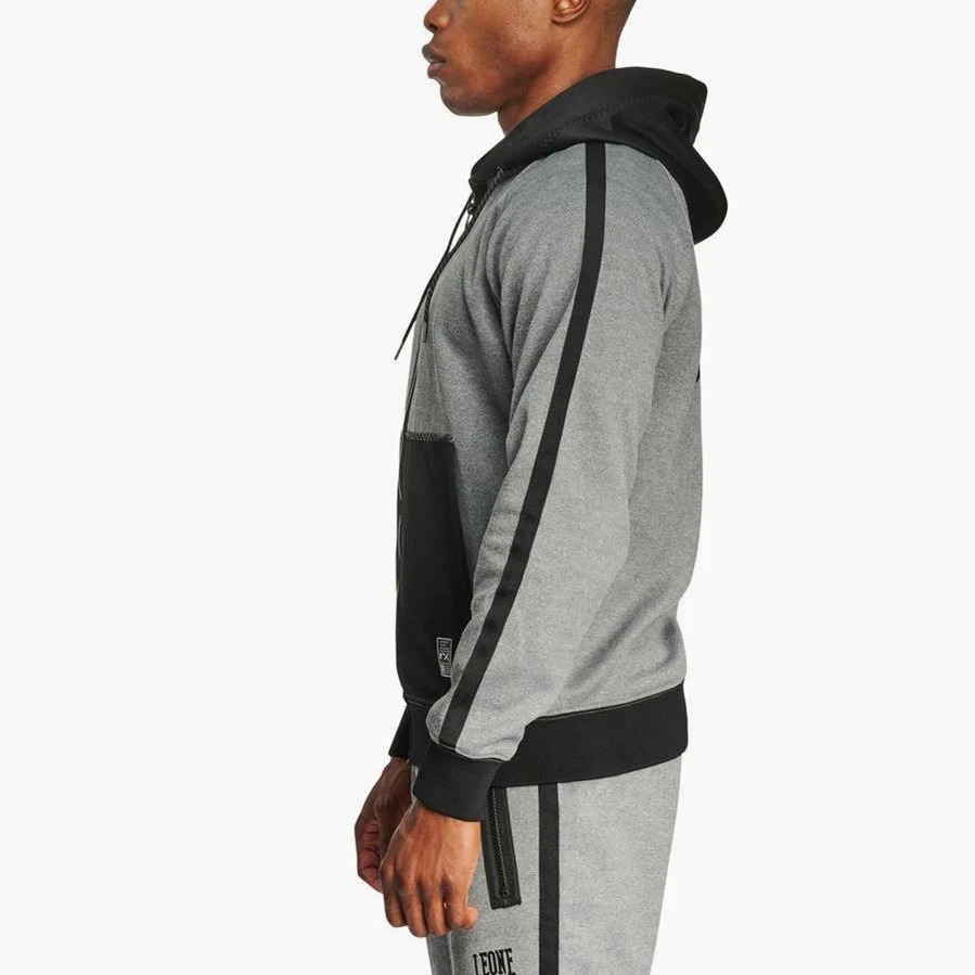 Bluza Leone Melange ABX611 z kapturem  - Image 5
