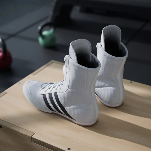 Buty Bokserskie Adidas Box Hog 2 Czarny-biały  - Image 10