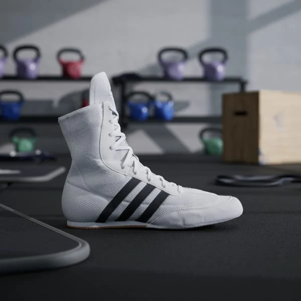 Buty Bokserskie Adidas Box Hog 2 Czarny-biały  - Image 2