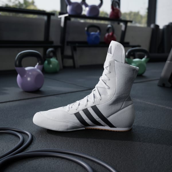 Buty Bokserskie Adidas Box Hog 2 Czarny-biały  - Image 3