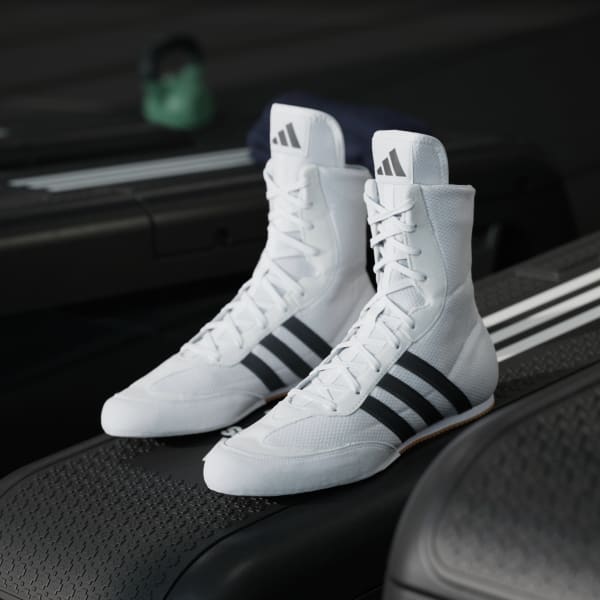 Buty Bokserskie Adidas Box Hog 2 Czarny-biały  - Image 4