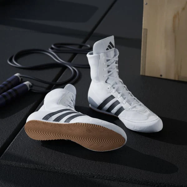 Buty Bokserskie Adidas Box Hog 2 Czarny-biały  - Image 7