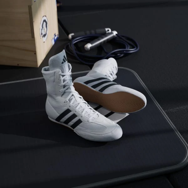 Buty Bokserskie Adidas Box Hog 2 Czarny-biały  - Image 8