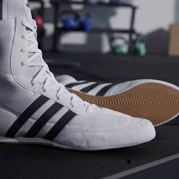 Buty Bokserskie Adidas Box Hog 2 Czarny-biały  - Image 9