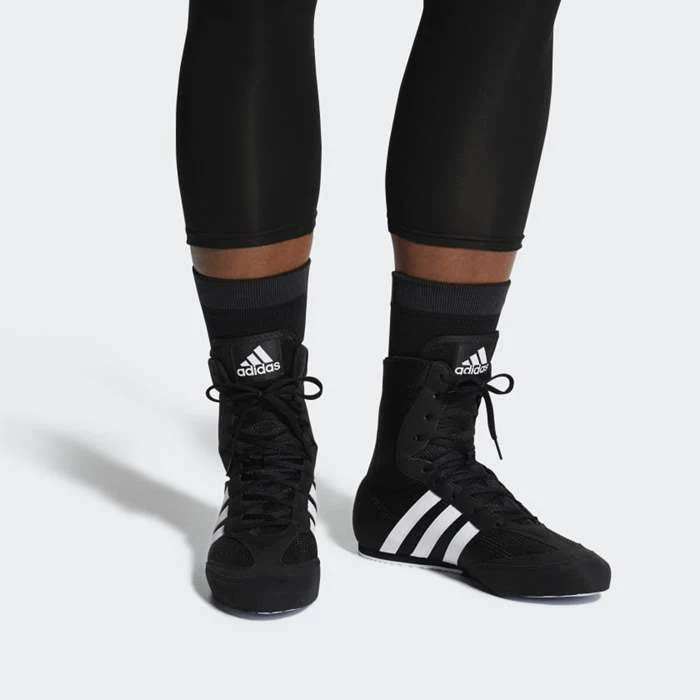 Buty Bokserskie Adidas Box Hog 2 Czarny-biały  - Image 2