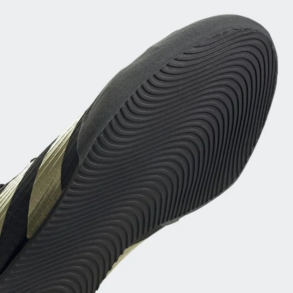 Buty Bokserskie Adidas Box Hog 4 Czarny-złoty  - Image 8
