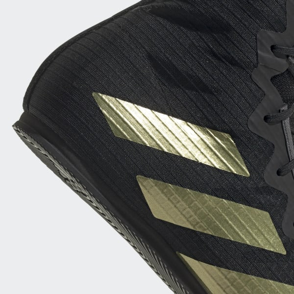 Buty Bokserskie Adidas Box Hog 4 Czarny-złoty  - Image 9