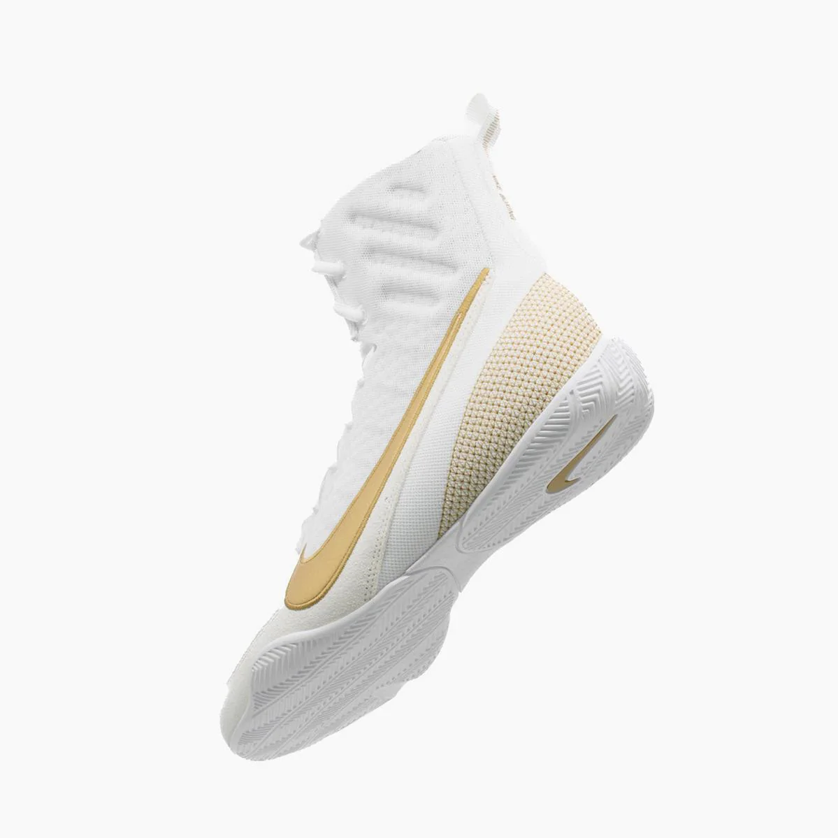 Buty Bokserskie Nike Machomai 3 Biało-złoty  - Image 6
