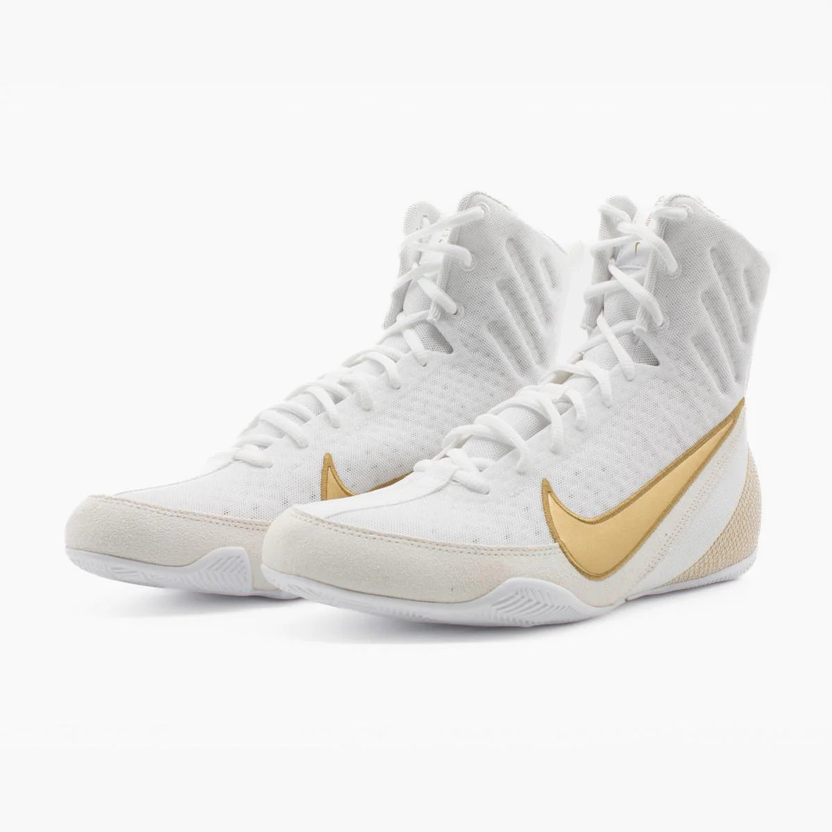 Buty Bokserskie Nike Machomai 3 Biało-złoty  - Image 7