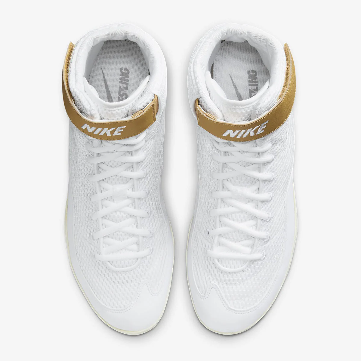Buty do zapasów-wrestlingu Nike Inflict 3 Biało-Złote  - Image 4