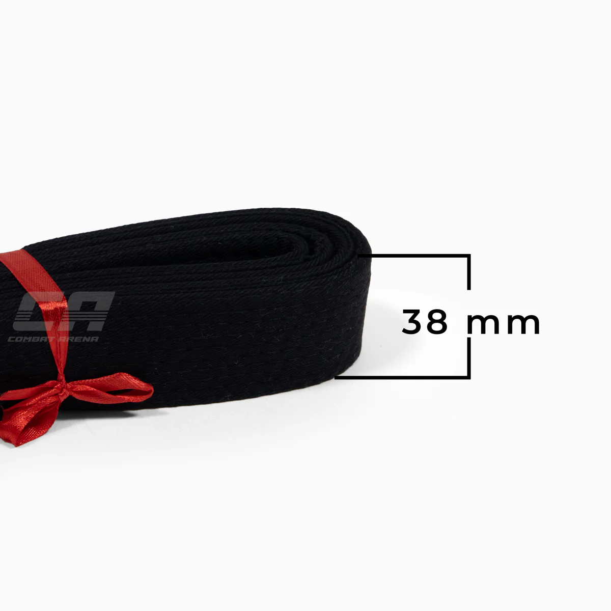 Czarny pasek Arawaza Deluxe Bawełna 38 mm  - Image 3