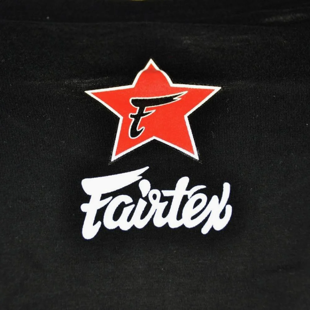 T-shirt Fairtex Vintage TS4 Czarna  - Image 3