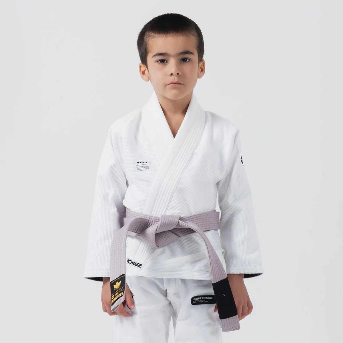 Gi BJJ Dziecko Kingz Kore V2 IBJJF Biały  - Image 7
