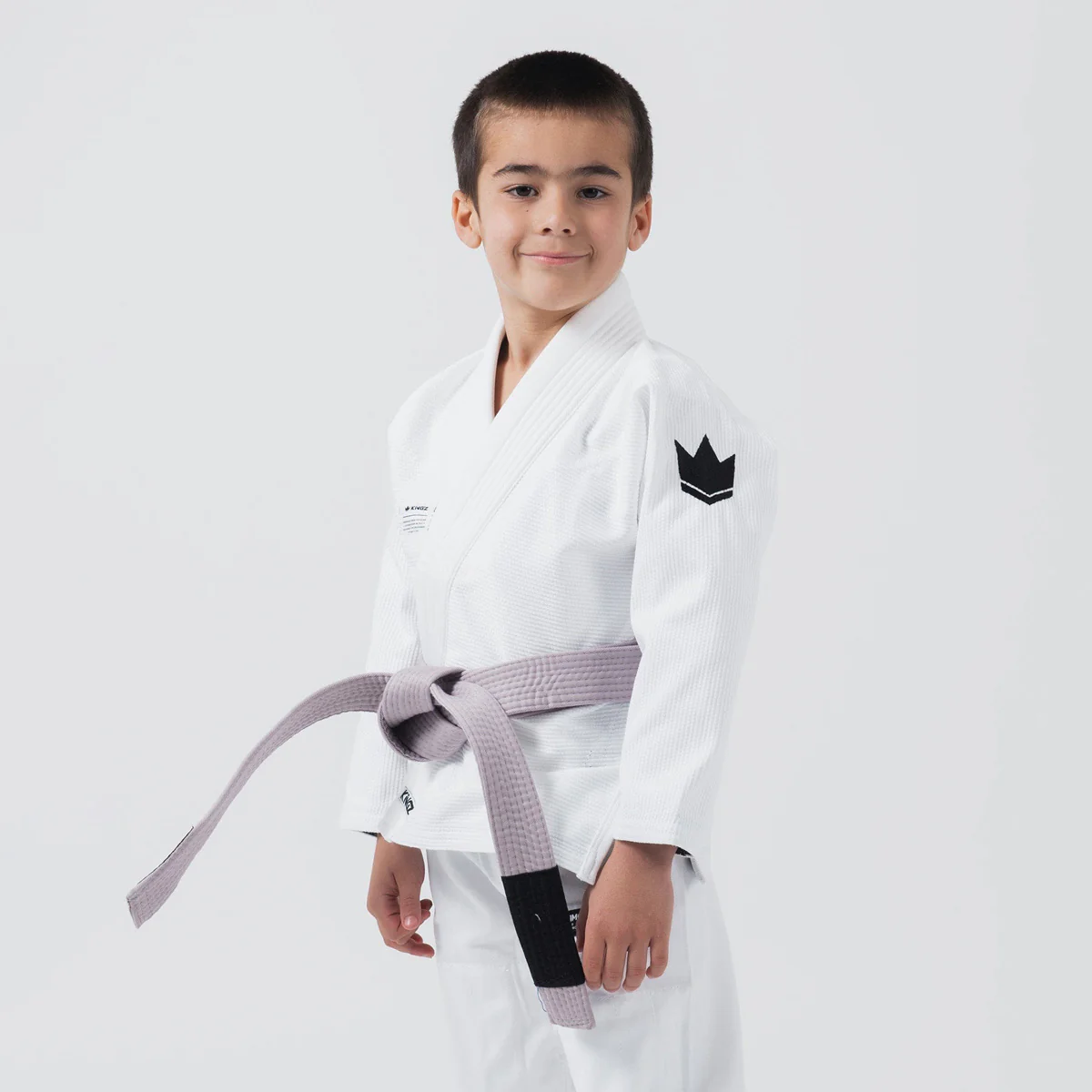 Gi BJJ Dziecko Kingz Kore V2 IBJJF Biały  - Image 8