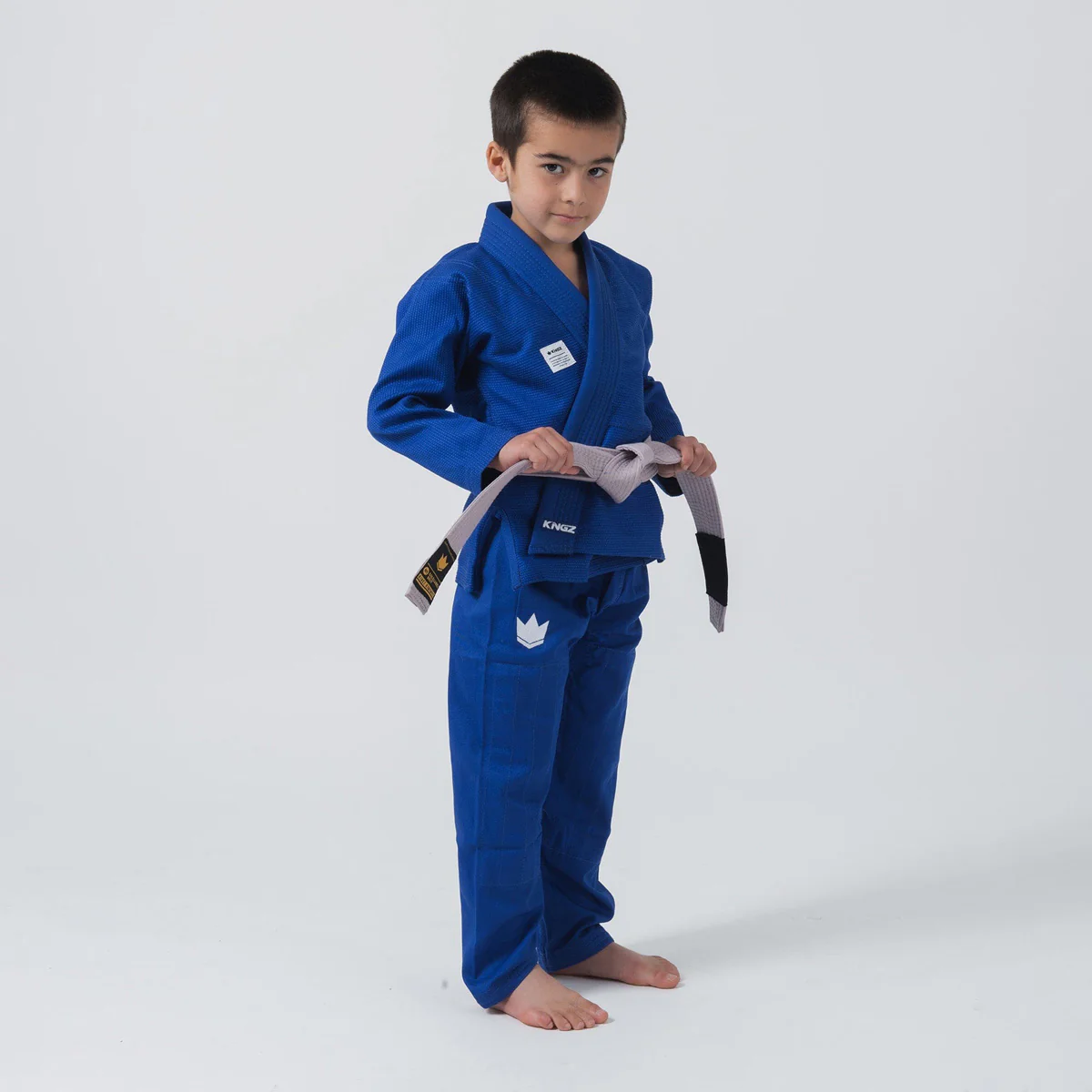 Gi BJJ Dziecko Kingz Kore V2 IBJJF Niebieski  - Image 2
