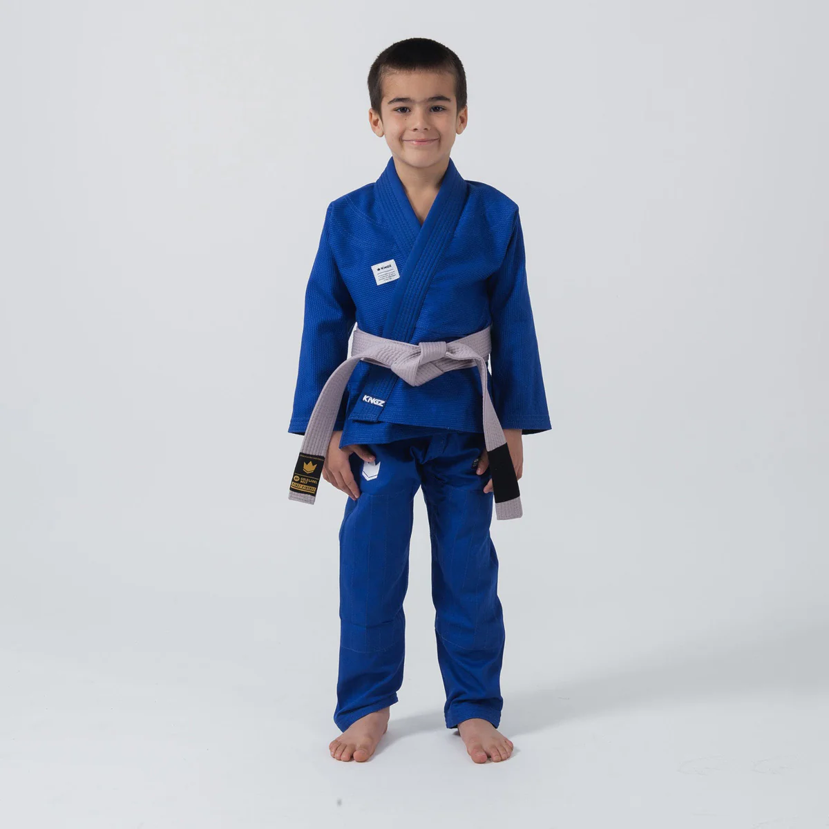 Gi BJJ Dziecko Kingz Kore V2 IBJJF Niebieski  - Image 5