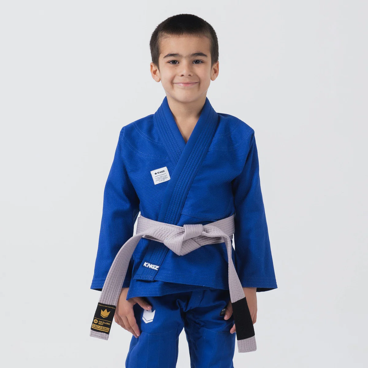 Gi BJJ Dziecko Kingz Kore V2 IBJJF Niebieski  - Image 7