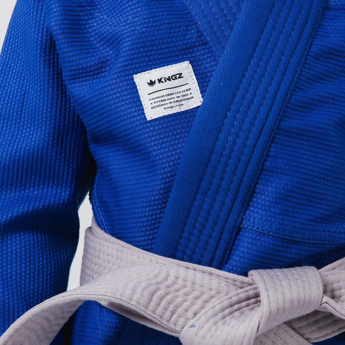 Gi BJJ Dziecko Kingz Kore V2 IBJJF Niebieski  - Image 8