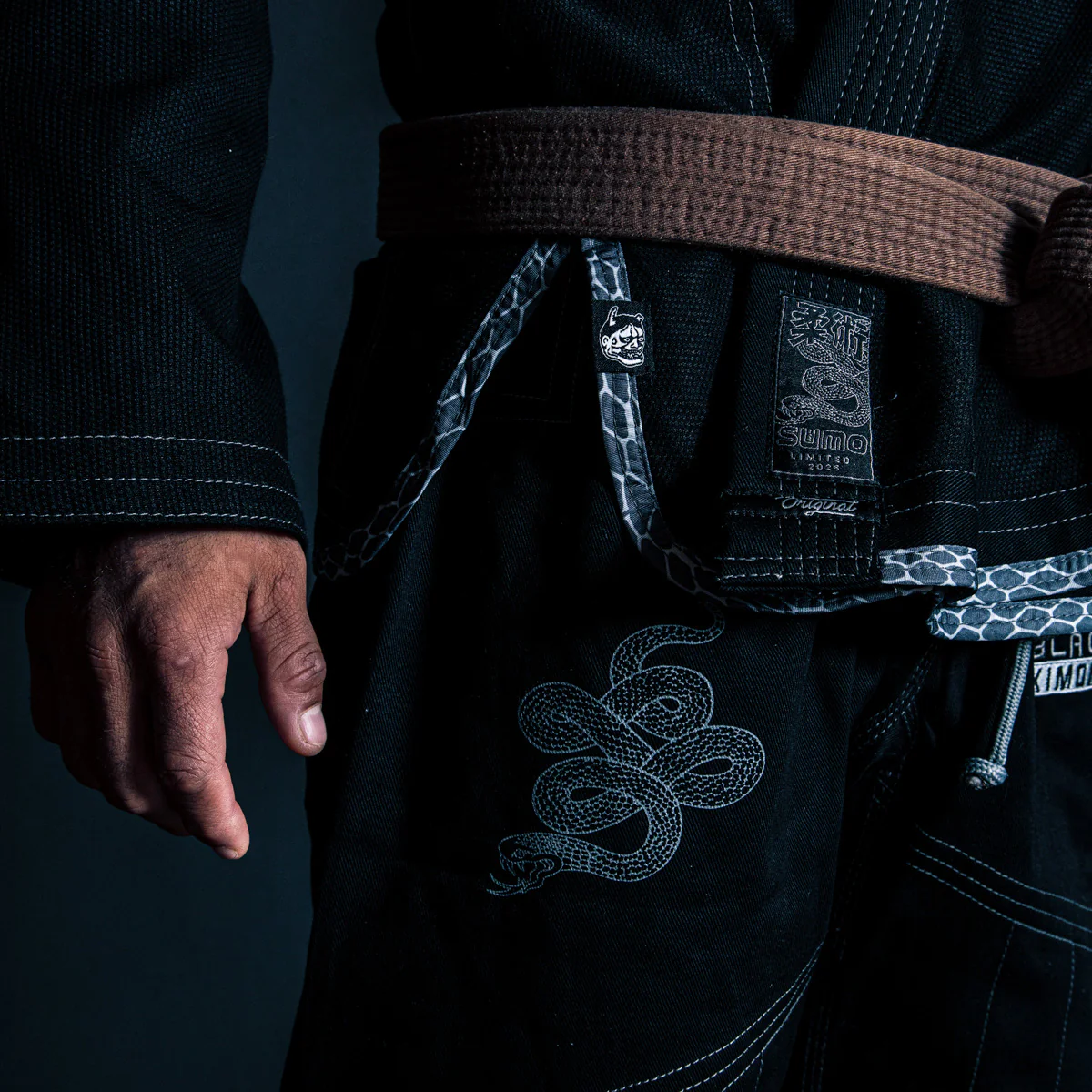 Gi BJJ Half Sumo Mamba Czarny  - Image 19
