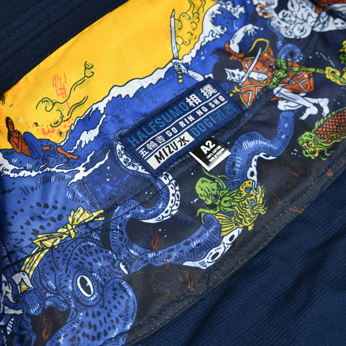 Gi BJJ Half Sumo Mizu "Storm" Granatowy  - Image 20