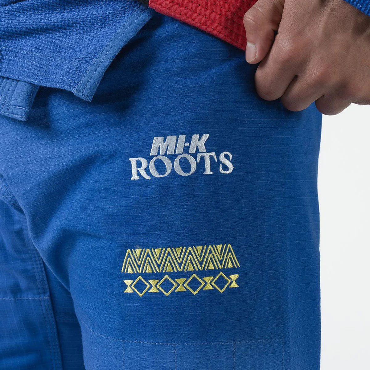 Gi BJJ Kingz MI-K Roots IBJJF Niebieski  - Image 12