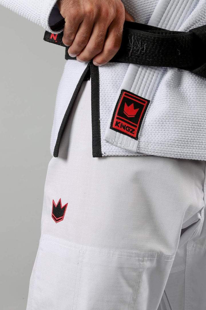Gi BJJ Kingz Ultralight 2.0 Biały  - Image 11