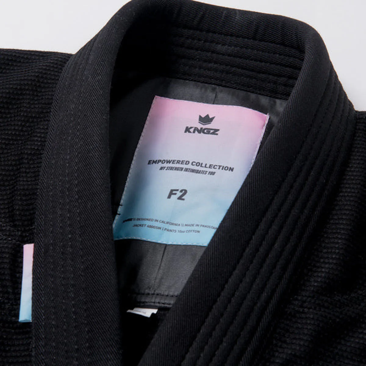 Gi BJJ Kobieta Kingz Empowered Czarny  - Image 12
