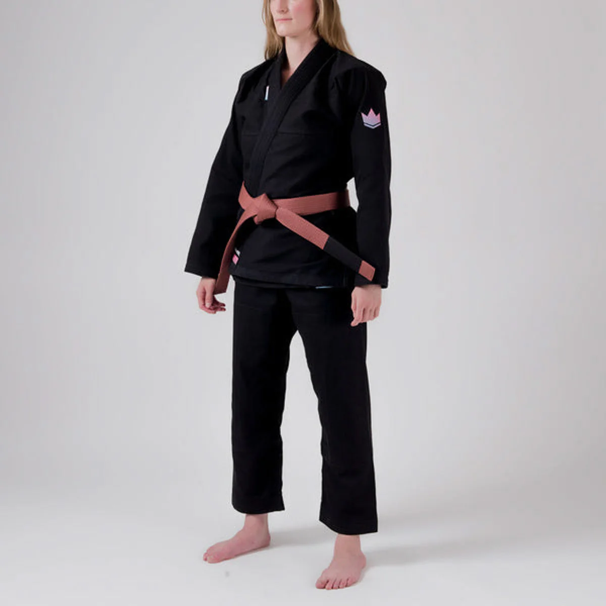 Gi BJJ Kobieta Kingz Empowered Czarny  - Image 6