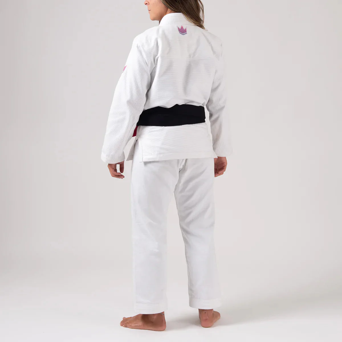 Gi BJJ Kobieta Kingz Empowered Biały  - Image 3