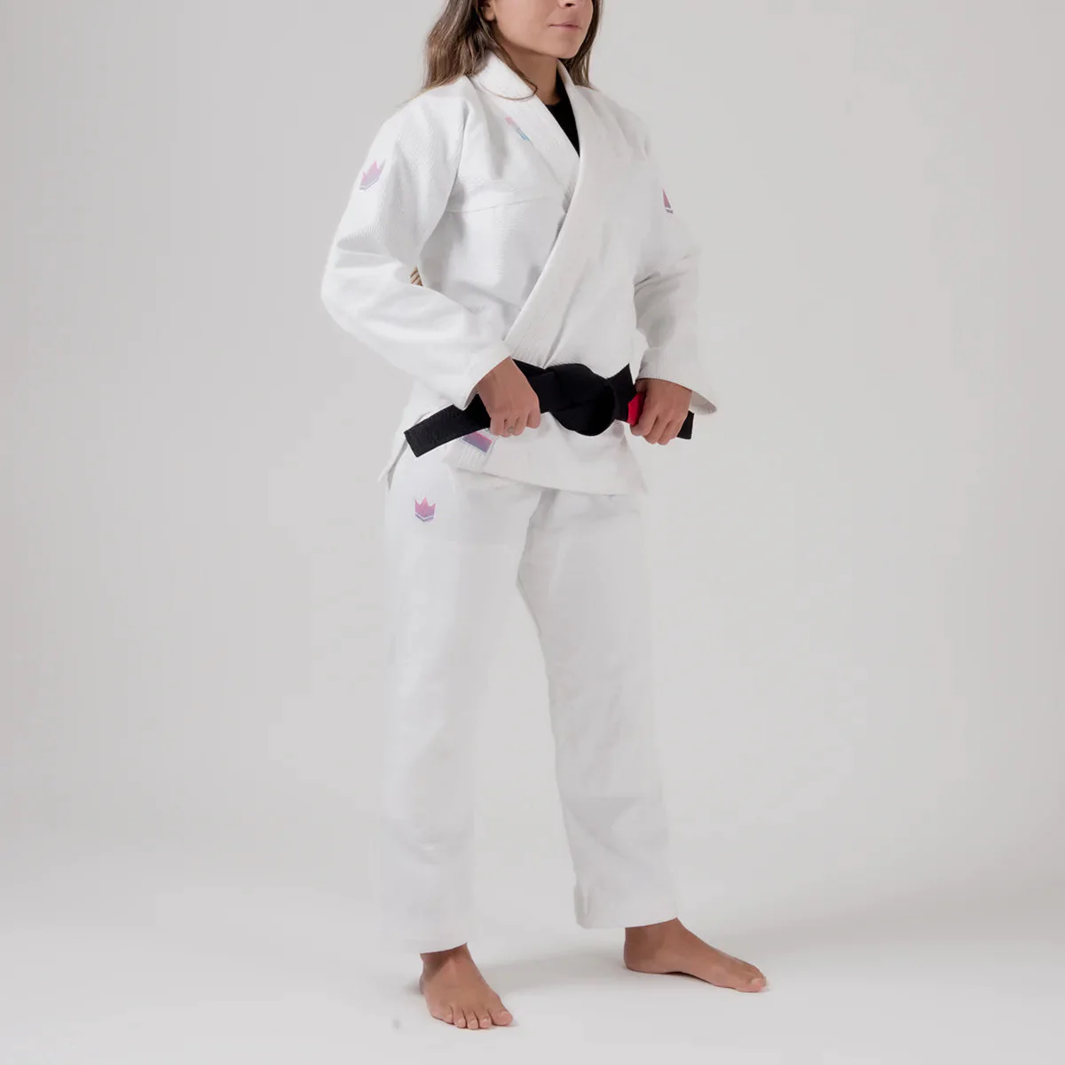 Gi BJJ Kobieta Kingz Empowered Biały  - Image 6