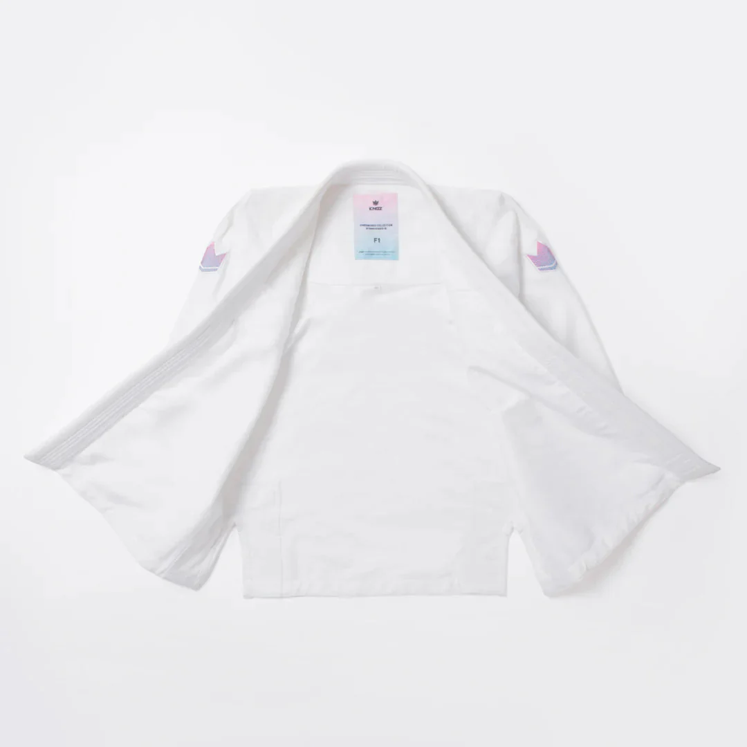 Gi BJJ Kobieta Kingz Empowered Biały  - Image 7