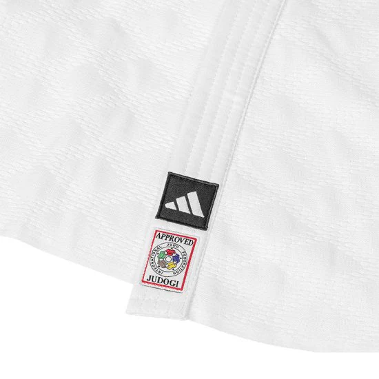 Judoga biały Adidas J730 Champion III IJF Slimfit  - Image 4