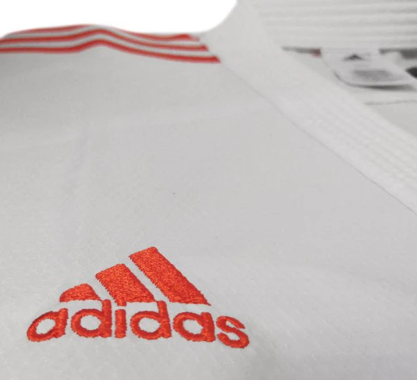 Karatega Adidas Kumite Adilight Primegreen WKF Czerwone Paski  - Image 6